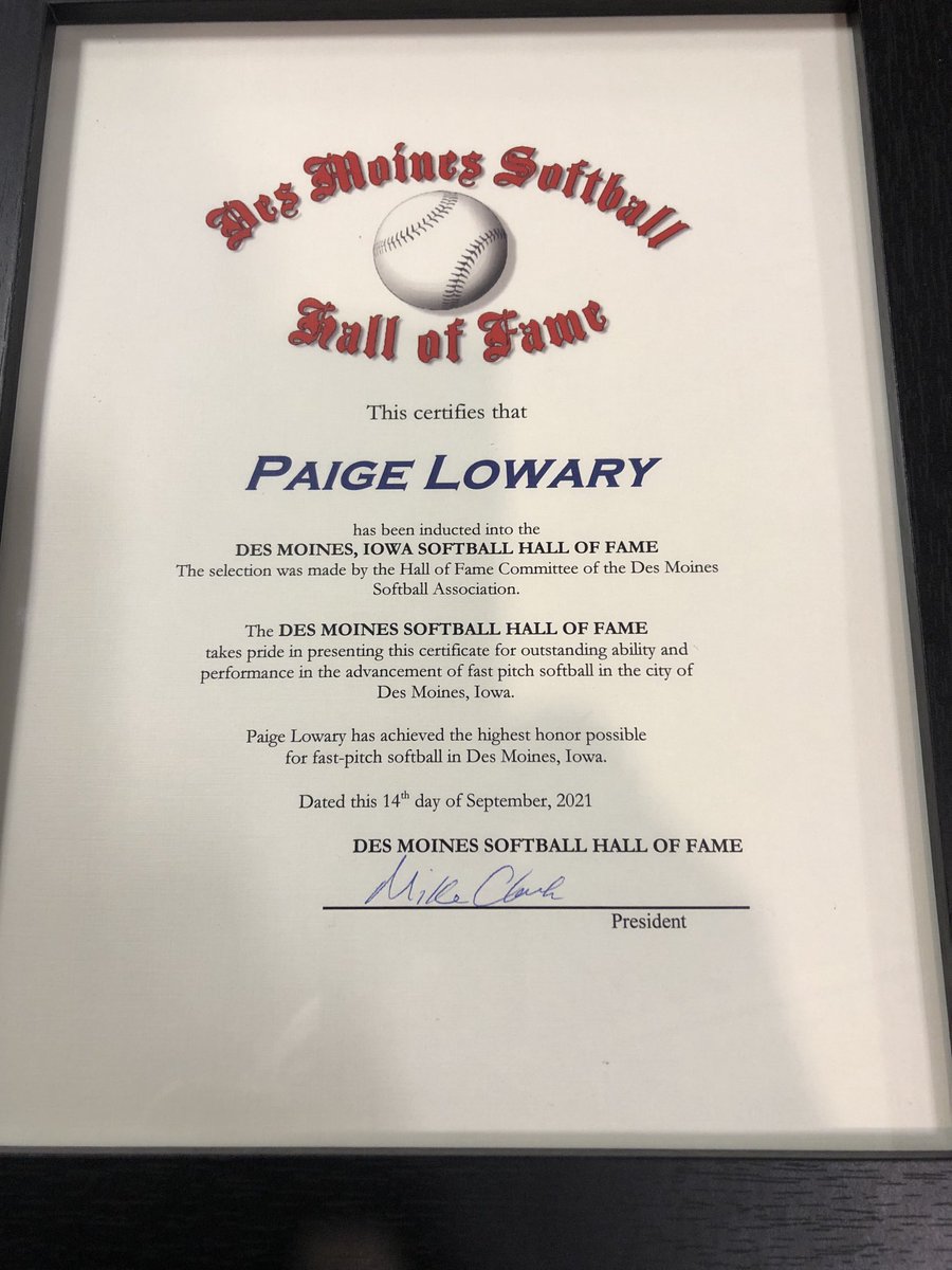 DCGHSSB's tweet photo. Another honor for DCG great Paige Lowary! One of Iowa’s BEST EVER!! https://t.co/6ZLSrQGmzN
