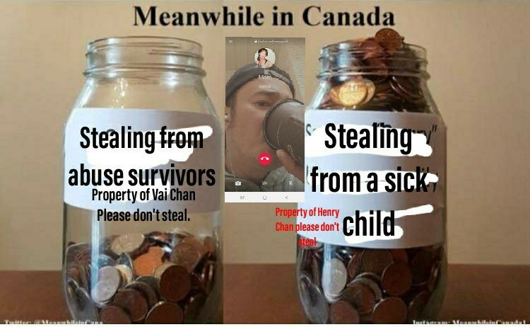TerrryParker's tweet photo. #LeafsForever keep an eye out for #VaiChan aka #TwoInchTom aka #HeStoleFromDisabledChildrenAndAbuseSurvivors ask your local #Flames or #RaiderNation representative. Don't get scammed by this man. #TwoInchTom #ConTomThumb #PetitePurge #LilLoob #HungLikeAGorillaHenry #FuckVaiChan https://t.co/tq0Jo45cjh