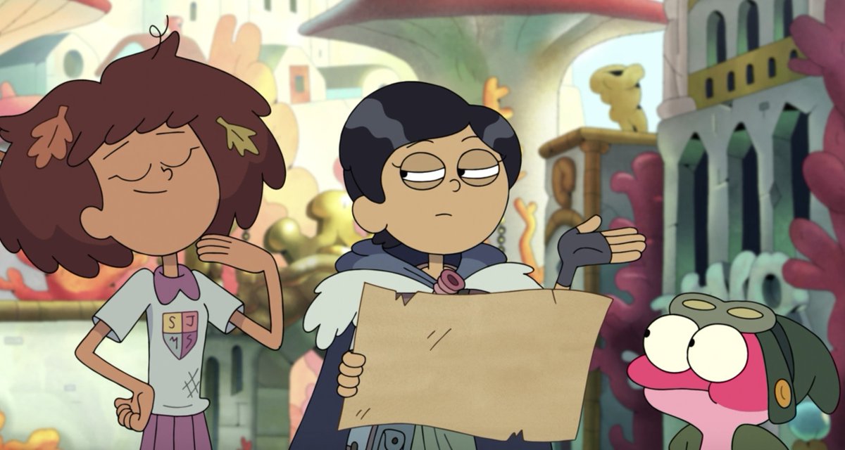 // So I paused Scavenger Hunt and got this brilliant screencap. It just looks like Marcy is sick of Anne's shit.