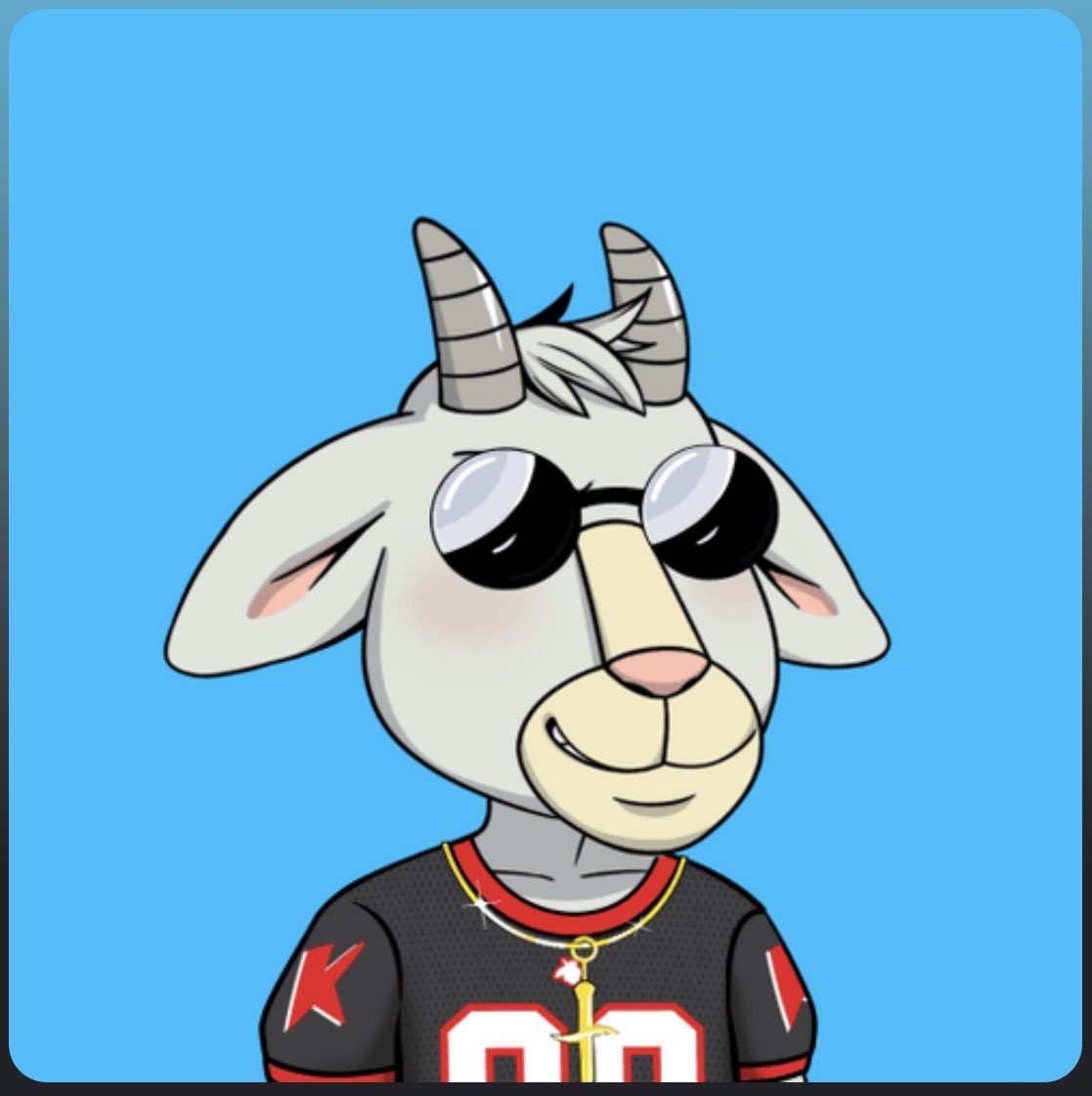 Yooo Finally part of the Goat squad fam🔥🔥🐐🐐