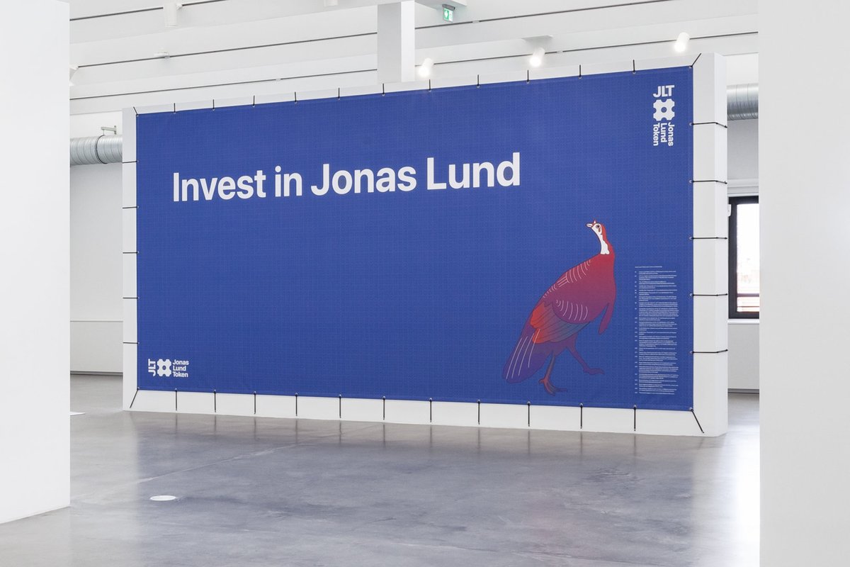 TimTimZurich's tweet photo. Invest in an artist through a token on the blockchain and share your views on the artist works and next steps.
https://t.co/J4NXMRg8pT
Jonas Lund is a Swedish conceptual artist who creates paintings, sculpture, photography, websites and performances
@jonas_lund
#jonaslundtoken https://t.co/u1REG3G2ED