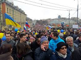 Для тех, кто не помнит.
Марш мира в Москве в 2014 году против аннексии Крыма.