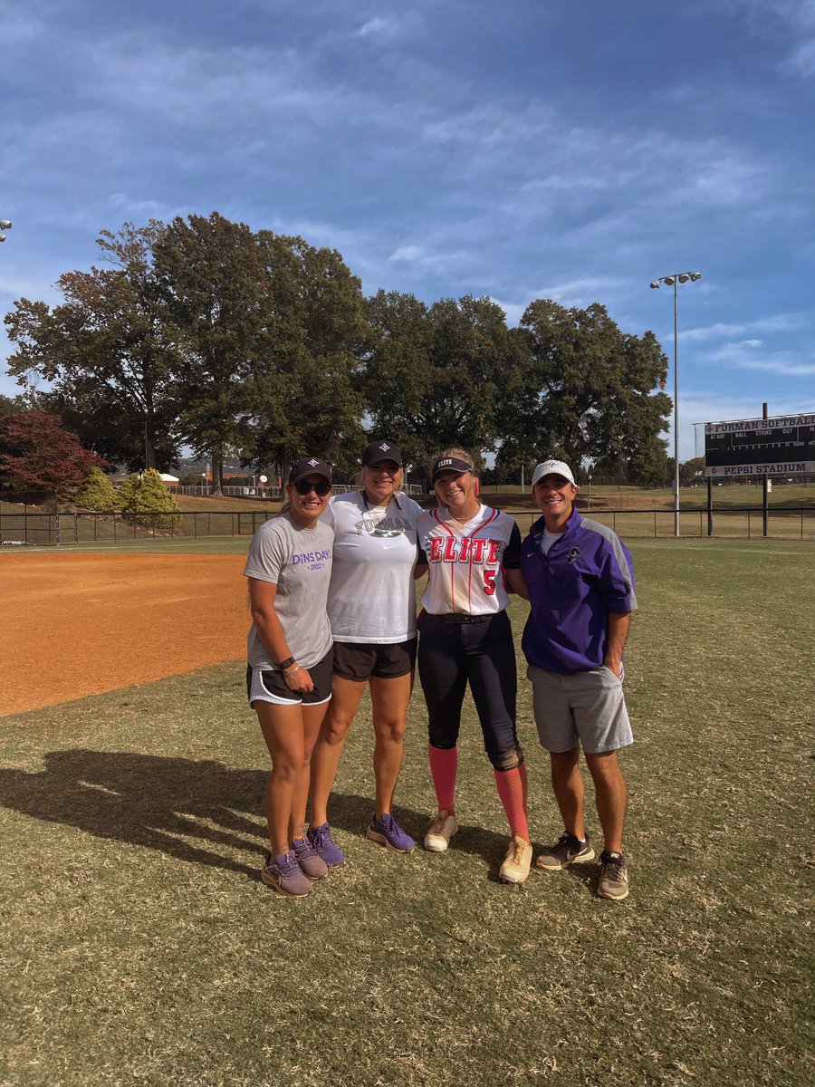 graciescott05's tweet photo. Thank you to everyone that has been a part of my journey to play softball at the next level! So thankful and so excited to be a future Paladin! Time to get to work! 💜🥎💜 @StaceyJW26 @CoachAHayes @jwint11 @Carolinaelitesg @ScGenovese https://t.co/aEMANSPC3H