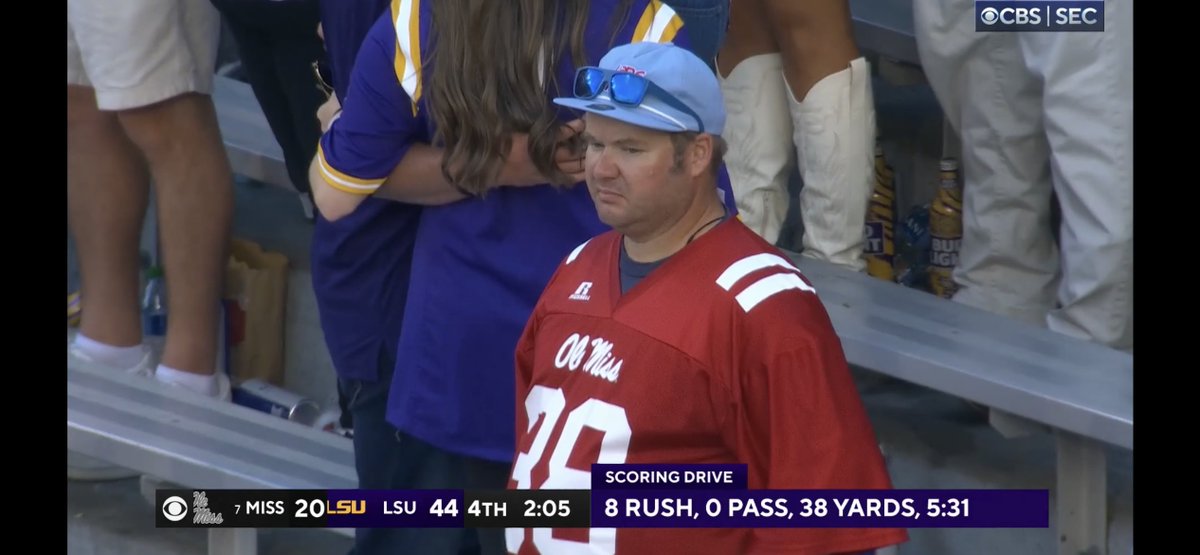 sadSECfans's tweet photo. LSU took care of business #sadSECfans #MISSvsLSU https://t.co/ZICB16aH9O