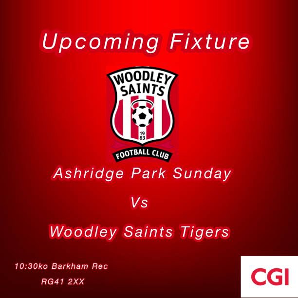 Tomorrow we play Ashridge in a massive game for the boys! 10:30 kick off! #UpTheSaints