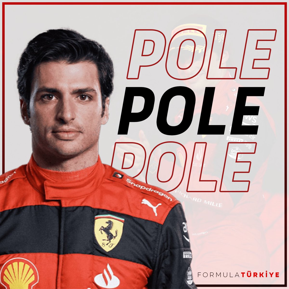 🏁 AMERİKA'DA POLE POZİSYONU CARLOS SAINZ'IN! 1⃣ Carlos Sainz 2⃣ Charles Leclerc (+10 sıra cezalı) 3⃣ Max Verstappen #F1 | #USGP