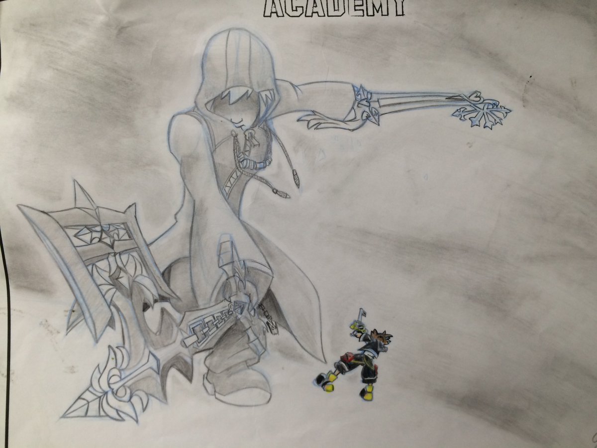 The Other Promise, Another Drawing I Made in the #CaliforniaAdventure #AnimationAcademy Sora Vs Roxas Battle. #Sora #Roxas #KingdomHearts #KH2 #Nobodies #Disney #SquareEnix #pencilsketch #OathKeeper #Oblivion #Keyblade