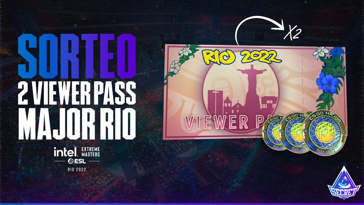 SecretStoreCSGO's tweet photo. 🎁 SORTEO 2 VIEWER PASS DEL MAJOR 🎁

Vamos a estar sorteando 2 viewer pass del Major en Rio, para que puedan hacer sus predicciones!

Pasos a seguir:

✅ Seguir a @secretstorecsgo
✅ RT y FAV
✅ Arrobar a 2 amigos!

Los 2 ganadores los voy a dar a conocer el 28/10, gl para todos https://t.co/3VAowwPCbf