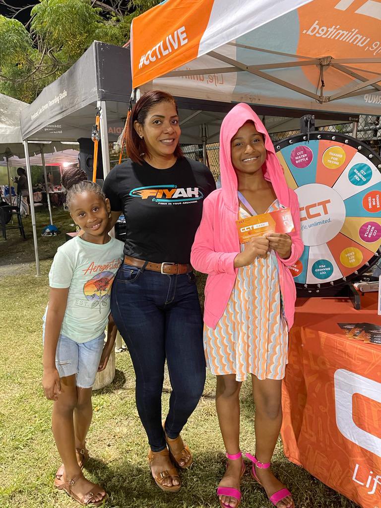 CCTBVI's tweet photo. She’s a winner!
Don’t forget we’re here all weekend long. Stop by the tent to sign up, top up, win CCT Cash & more!
#cct #lifeunlimited #cctlive #Fiyah https://t.co/qMLxwIh1YJ