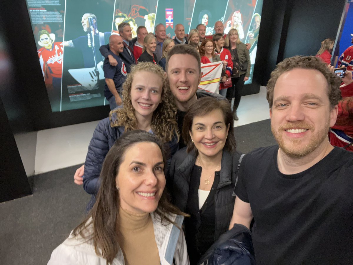 AnaLuizaSMaia's tweet photo. In Montreal after the science, enjoying the Canadian culture going to a hockey game! Go Canadiens!! @rsscheffel https://t.co/JoWMvvneph
