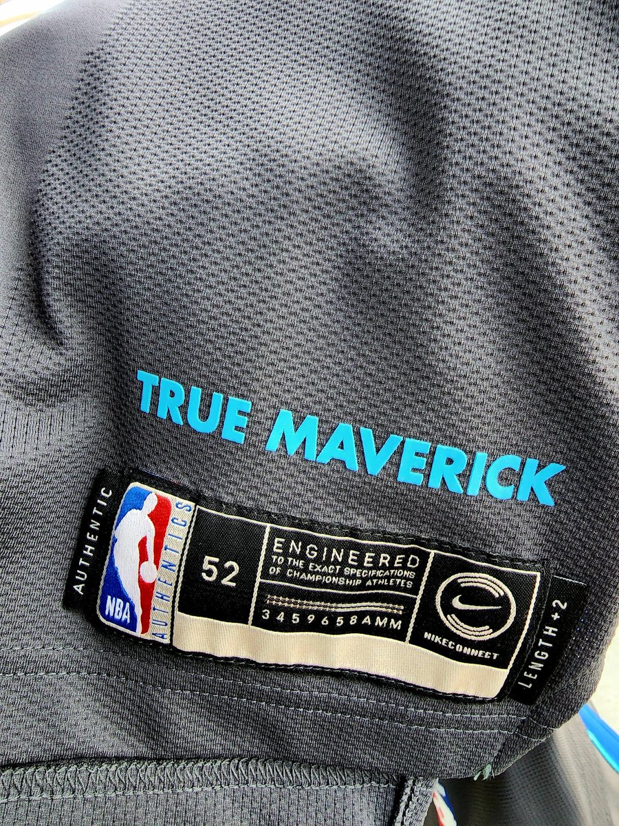 scrmblnscholar's tweet photo. Heading out to catch the Mavs Home Opener with @chkenman - I had to make sure I brought out the heat with me. Dirk Nowitzki's 2018 City Authentic jersey. #MFFL #TrueMaverick https://t.co/MwRtYdGlGp