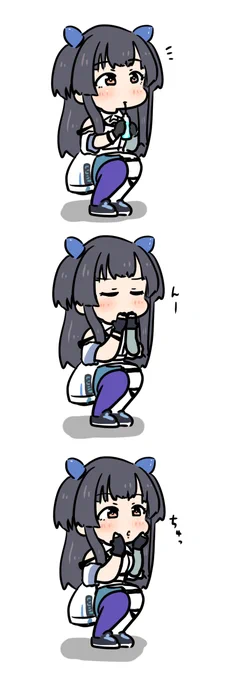 真ん中のステージでしゃがみこんで給水がてらの冬優子ちゃんの目の前のオタクへのファンサすげかったね#シャニマス_ムゲンビート_day1 