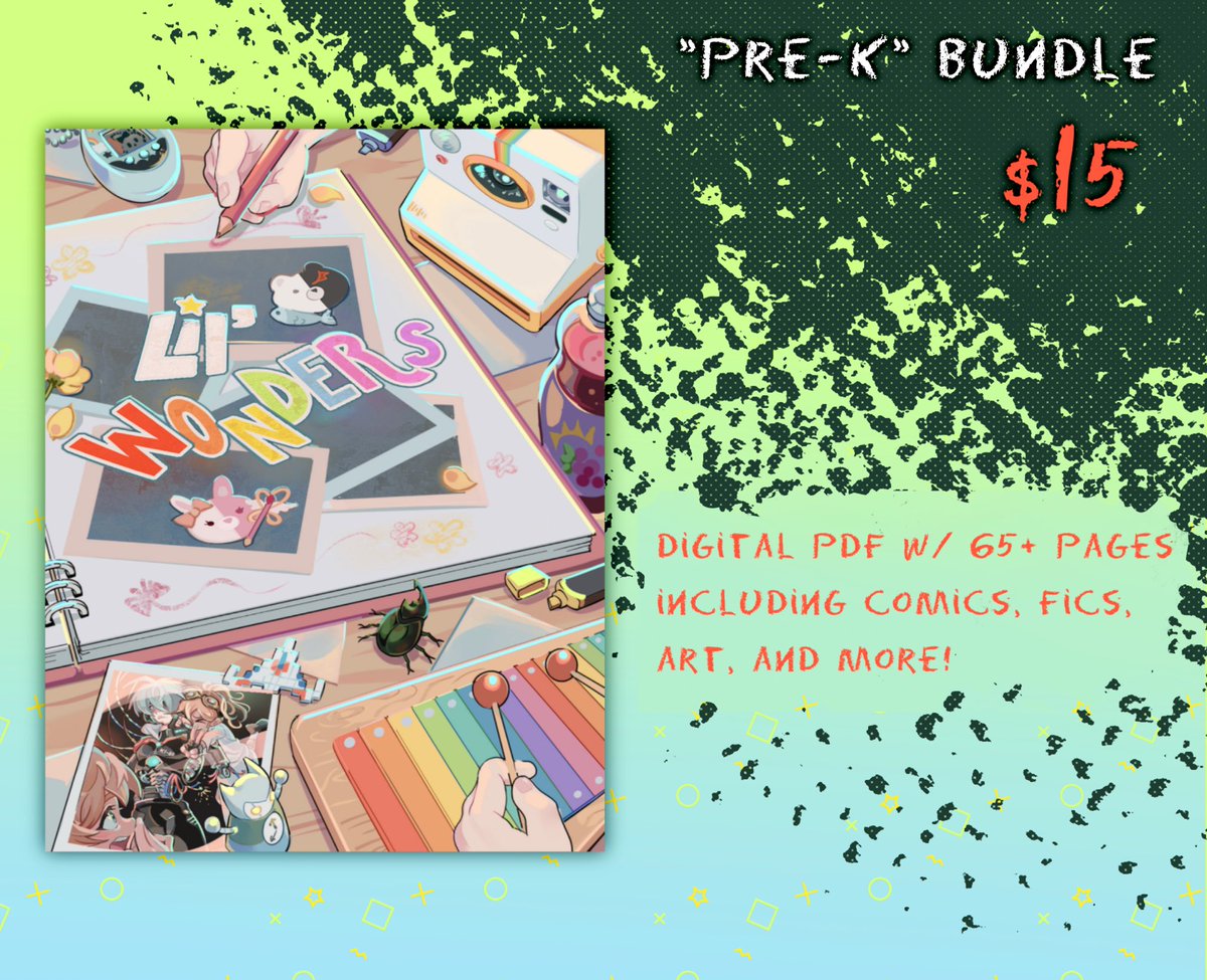 LilWondersZine's tweet image. 🌈💖⭐️PREORDERS OPEN⭐️💖🌈

Ding dong dong ding!!! The time has arrived! Thank you for following the development of Lil’wonders - the zine is now available for purchase with the click of a button found in our carrd!