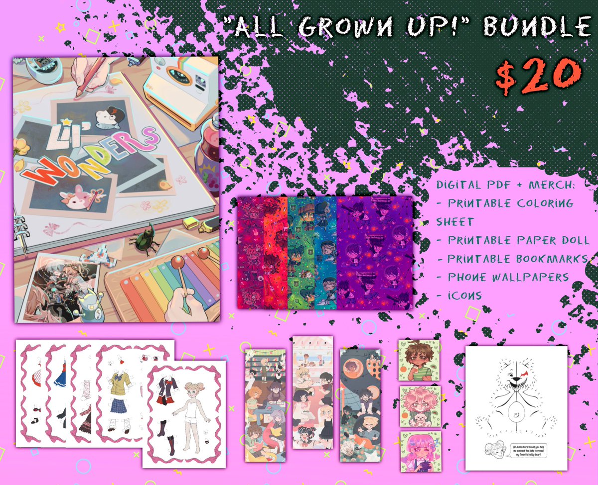 LilWondersZine's tweet image. 🌈💖⭐️PREORDERS OPEN⭐️💖🌈

Ding dong dong ding!!! The time has arrived! Thank you for following the development of Lil’wonders - the zine is now available for purchase with the click of a button found in our carrd!