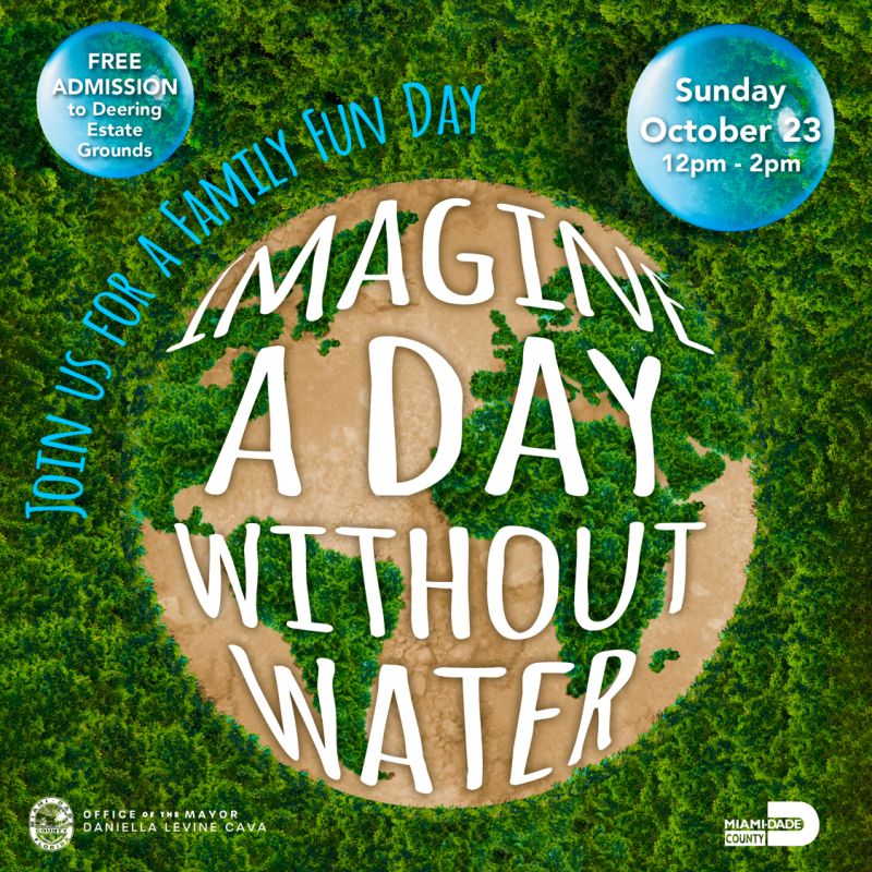 xcortada's tweet photo. IMAGINE A DAY WITHOUT WATER | OCT 23rd at 12 pm at Deering Estate, Miami,FL

Mayor Levine Cava, Miami-Dade County Government departments, Artist-in-Residence Xavier Cortada, community partners, and more. 

Come see my Seahorse Society installation (https://t.co/NnhwT7Yd6v) https://t.co/bNc3M1HsYg