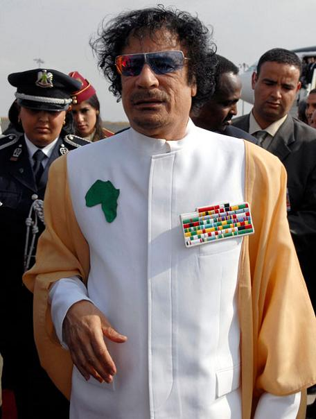 the funniest thing about the 'hillary killed ghadaffi to prevent the united states of africa' people is them looking at this guy and thinking 'ahh yes, the future President of Africa'