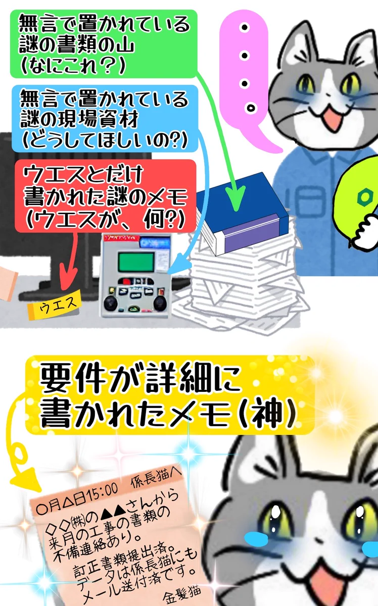 無言の置き逃げ犯が多すぎる！普通のメモは神に見える！！