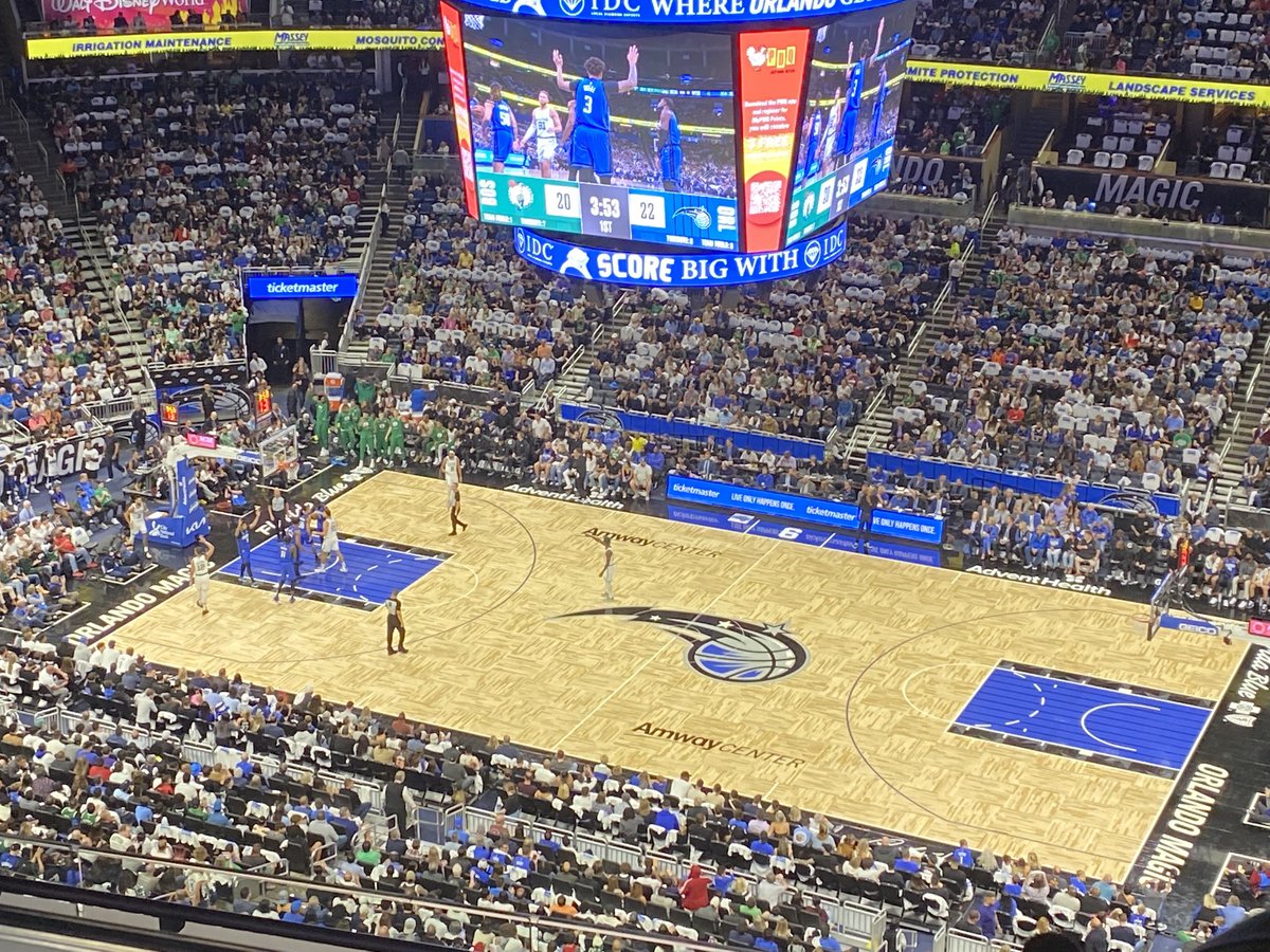 ⁦<a href="/OrlandoMagic/">Orlando Magic</a>⁩ first NBA game since I watched Orlando vs Atlanta Hawks about 25 years ago in Wembley!