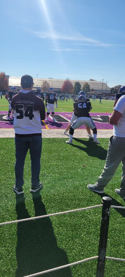 KRawlings54's tweet photo. Thanks to @Coach_allendl, @CoachGeoffDartt, @CoachKlaus68, and @MountUnionFB for the awesome game day visit. Was great to be back on campus, congrats on the W.
@CoachJKent, @CaseyPinnell, @DeepDishFB,@CoachBigPete. https://t.co/Mfnm9W1PaR