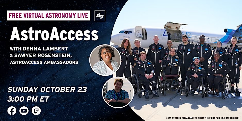 thenasaman's tweet photo. I'm so excited for tomorrow to talk about my amazing @astroaccess flight with the @IntrepidMuseum and be joined by one of the new flyers who will get to be weightless in December! Make sure to register for the free event and watch it live Sunday 3pm ET!
https://t.co/OcGGW7fFu5 https://t.co/ZoR0Vxb5dG