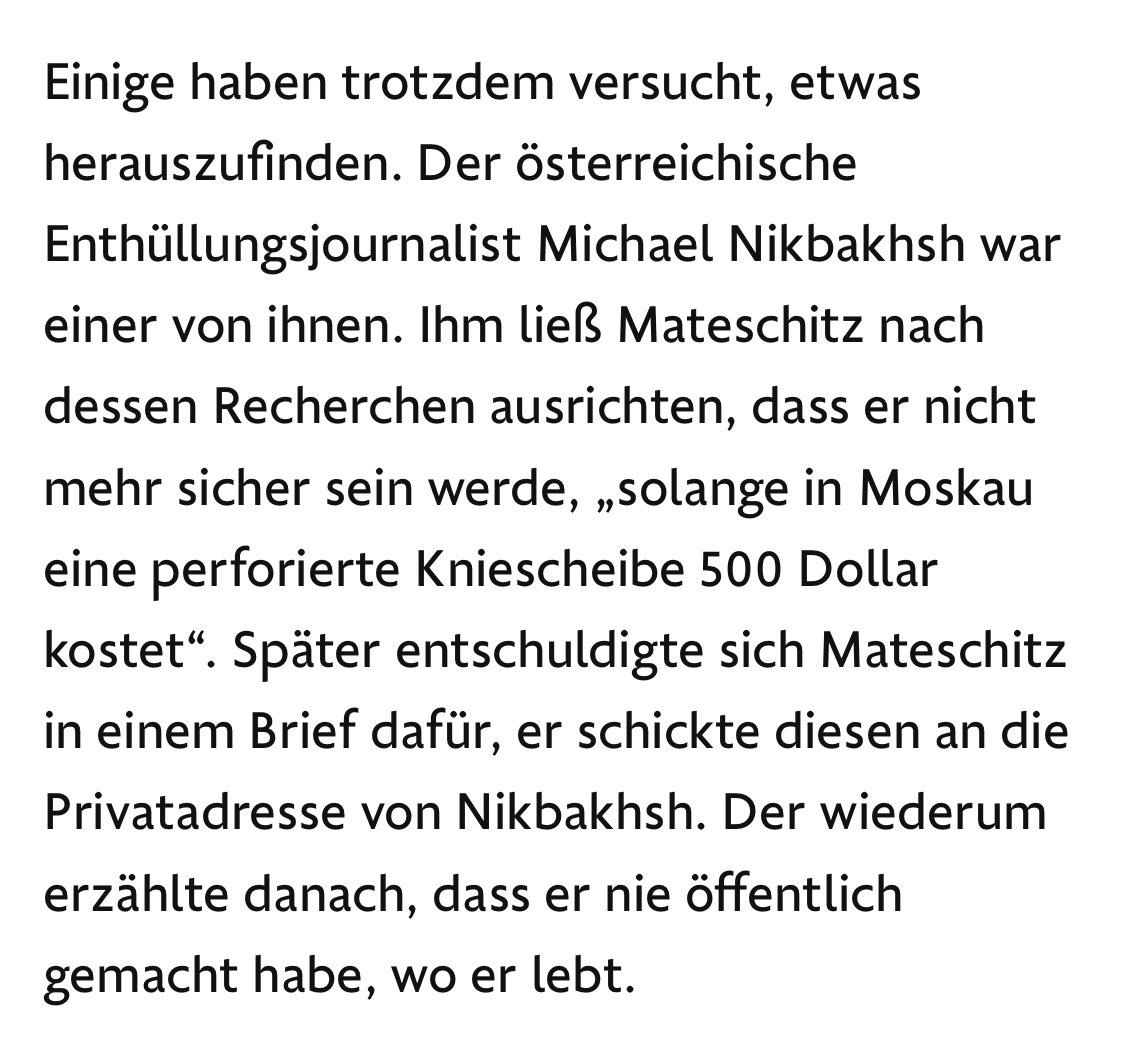 Hika_Maekkinen's tweet photo. Ein guter Zeitpunkt um sich in Erinnerung zu rufen, dass der Brause-Onkel aus Österreich gerne mal Journalisten bedroht hat, mit „perforieren Kniescheiben“ aus Moskau.

#Mateschitz https://t.co/0dcO1Y7iaE