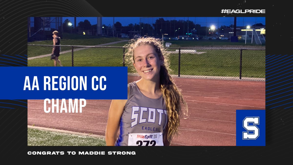 Congratulations to Maddie Strong for winning the AA Cross Country Region today.