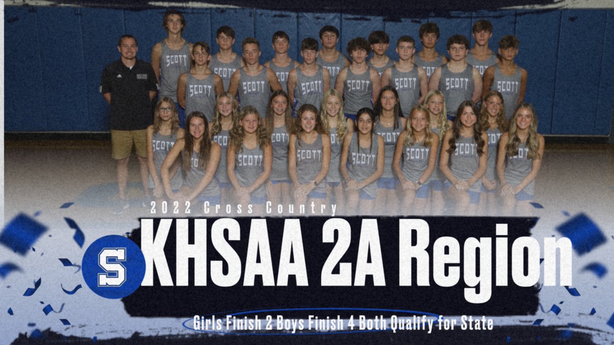 Congratulations to the Boys and Girls Cross Country Teams for qualifying for the State Meet today.  They will run in the KHSAA AA State Meet on Friday at Bourbon County.
