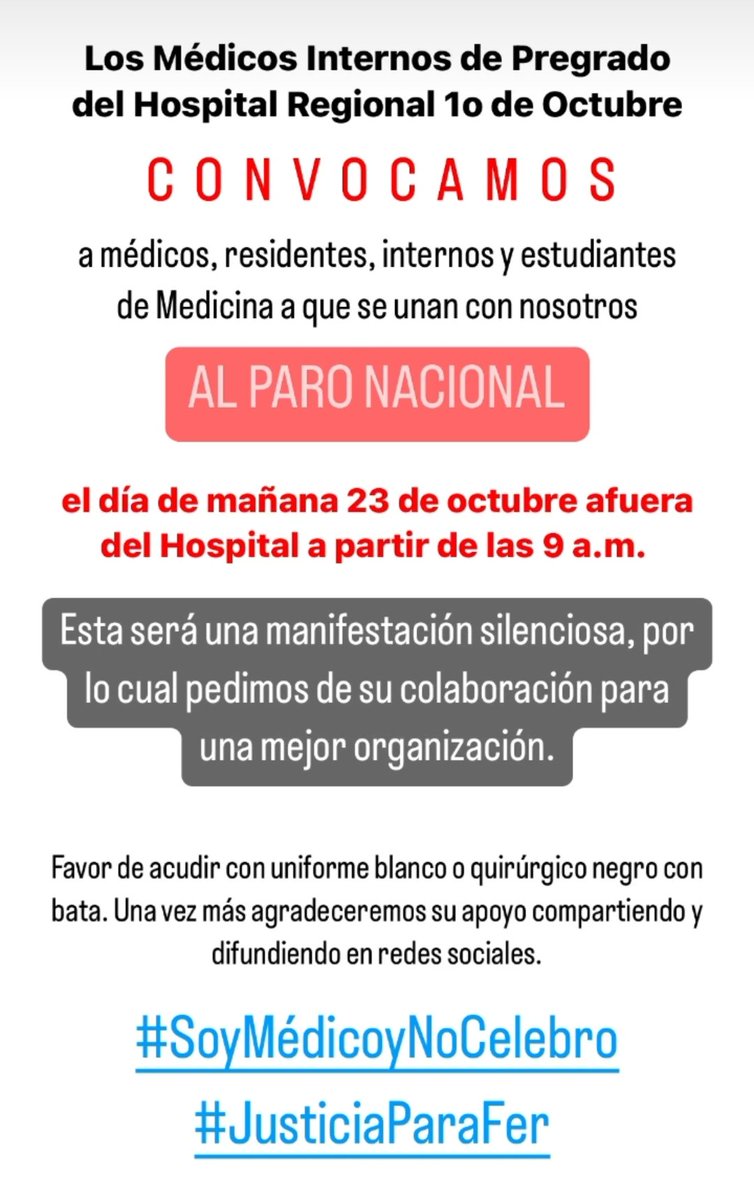 LOS ESPERAMOS EL DIA DE MAÑANA EN CONJUNTO CON LA @AMMIP_MEXICO Y <a href="/Medsenformacion/">Colectivo Médicxs en Formación</a>