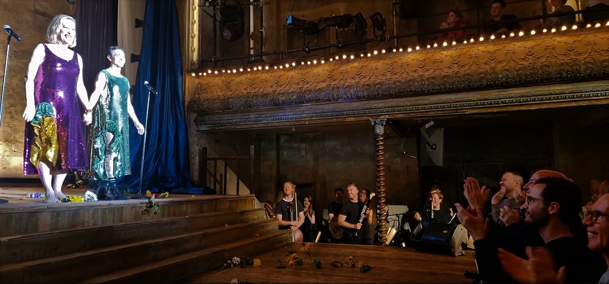 I suppose 'bittersweet' describes the closing show of <a href="/A_R_Costanzo/">AnthonyRothCostanzo</a> and <a href="/mxjustinVbond/">Mx Justin Vivian Bond</a> 's OnlyAnOctaveApart <a href="/WiltonMusicHall/">Wilton's Music Hall</a>. Very sad it's all over but a stunning, emotional show to finish. Thank you. Some photos for the memories...