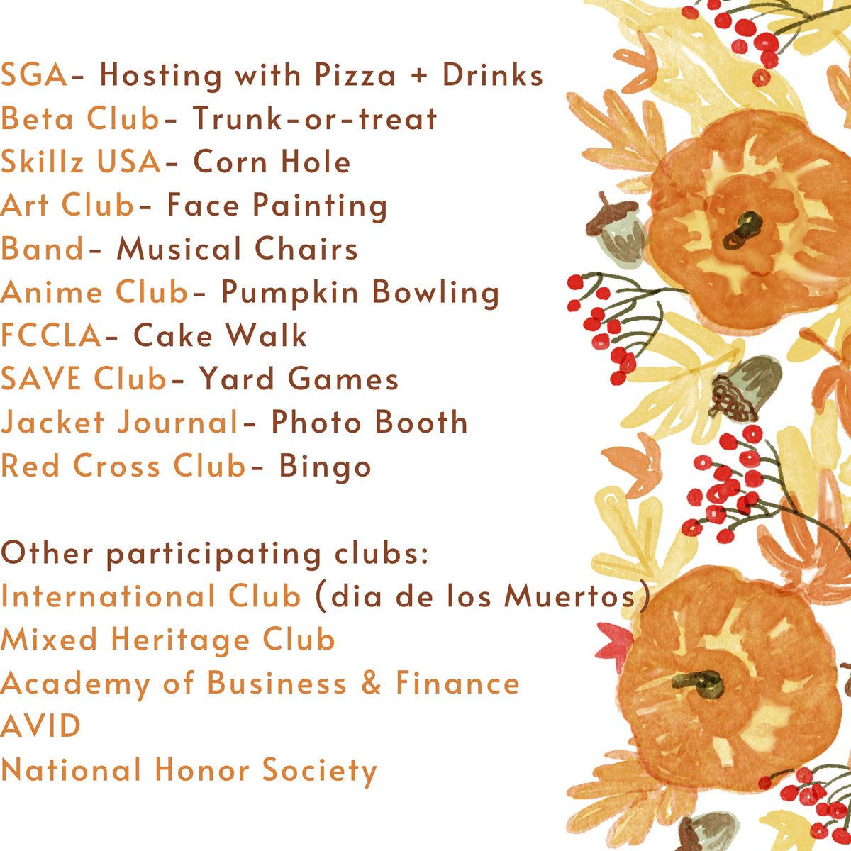 Come out and enjoy the family fun!