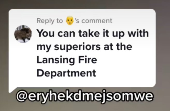 Skysailing21's tweet photo. @LansingFD you tell your fire boys to leave disabled people behind in an emergency?
#BlackAdam #MidnightsTaylorSwift #firedep #abelism https://t.co/PXXejwdeAa