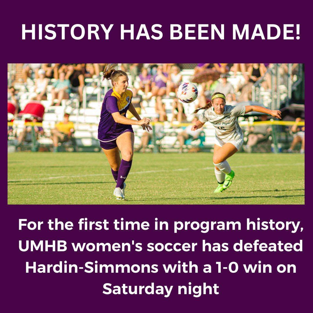 FINAL: <a href="/CruWomensSoccer/">UMHB Women's Soccer⚽️</a> was 0-36-2 against HSU all-time...until tonight...
#gocru #d3soccer