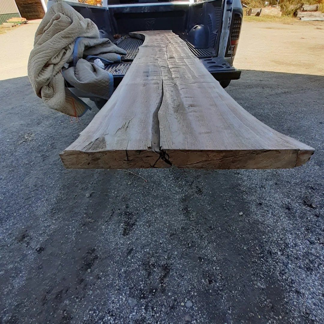 CCW_1997's tweet photo. Josh Hedges pick up a beautiful 13' live edge walnut for upcoming project 💪  Follow @hedgesjp1985 and @hedgescustomcarpentry #liveedgeslab #liveedge  #liveedgewood #liveedgewoodtable #liveedgebar #liveedgecoffeetables #blackwalnuttable #blackwalnutslabs #walnutwoodfurniture https://t.co/B5C9C8TyHa