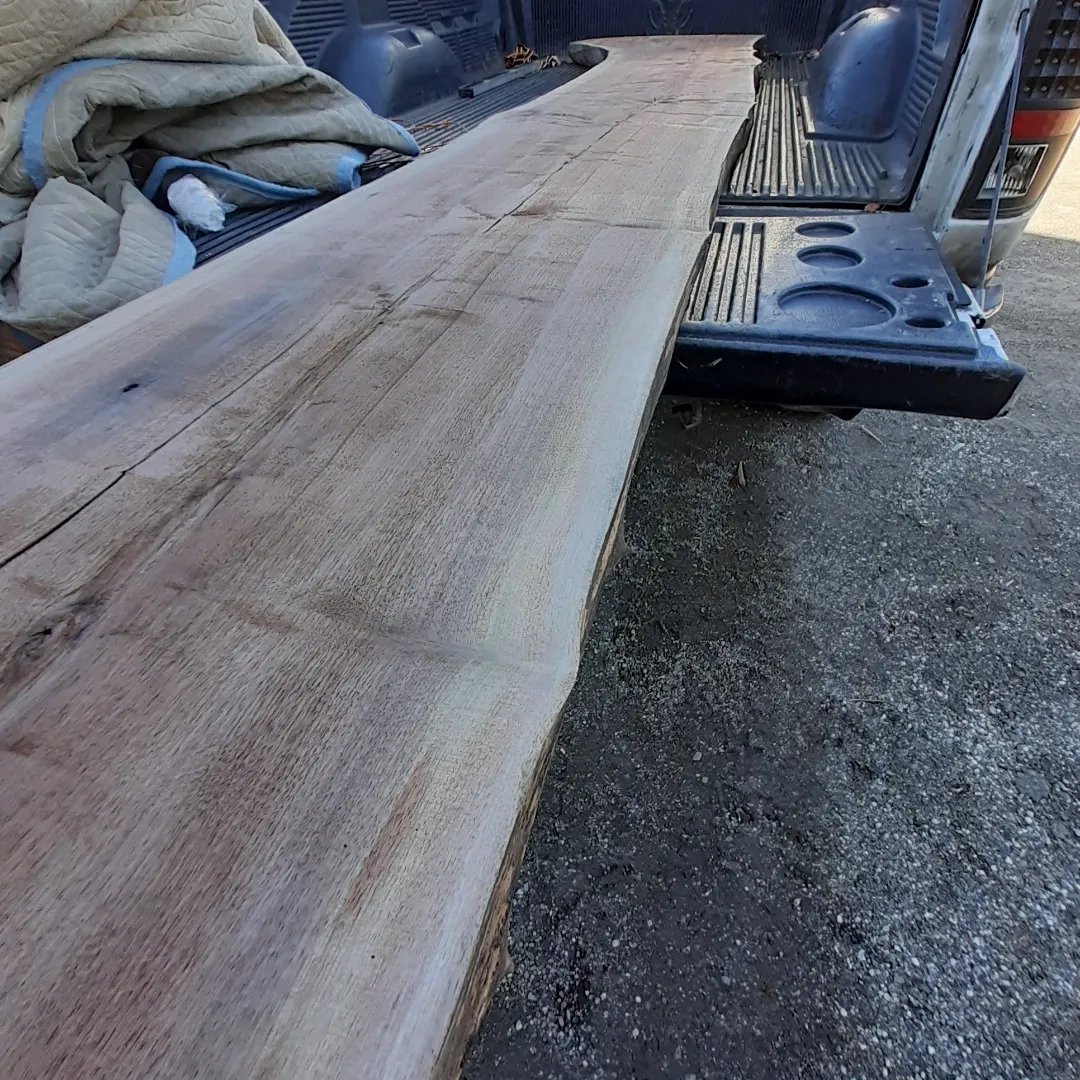 CCW_1997's tweet photo. Josh Hedges pick up a beautiful 13' live edge walnut for upcoming project 💪  Follow @hedgesjp1985 and @hedgescustomcarpentry #liveedgeslab #liveedge  #liveedgewood #liveedgewoodtable #liveedgebar #liveedgecoffeetables #blackwalnuttable #blackwalnutslabs #walnutwoodfurniture https://t.co/B5C9C8TyHa