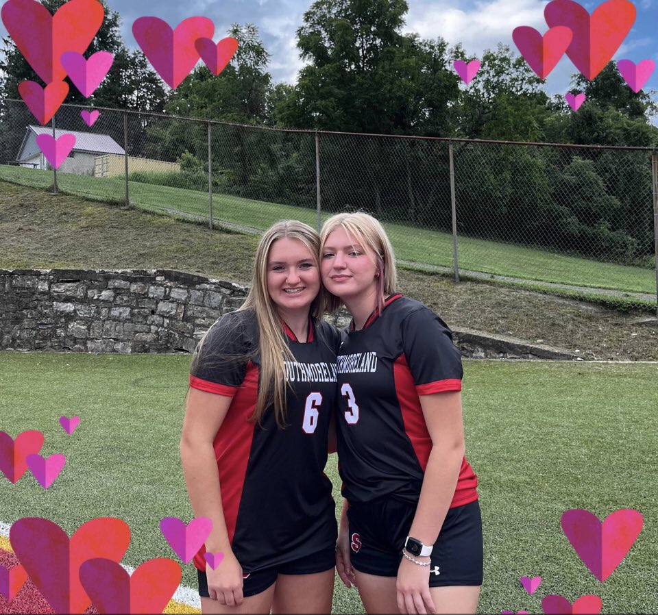 Congratulations Kendall &amp; Gabrielle on your selection to the 3 AA all section team. Proud Dad!!
      ⚽️🐾⚽️🐾⚽️