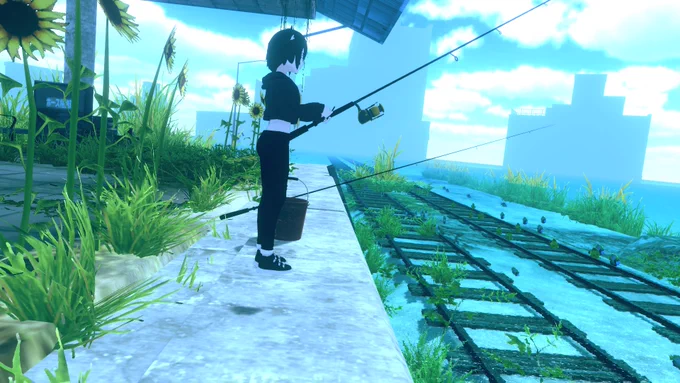 vrc観光少しだけしてた一人でも楽しかったで。うん 