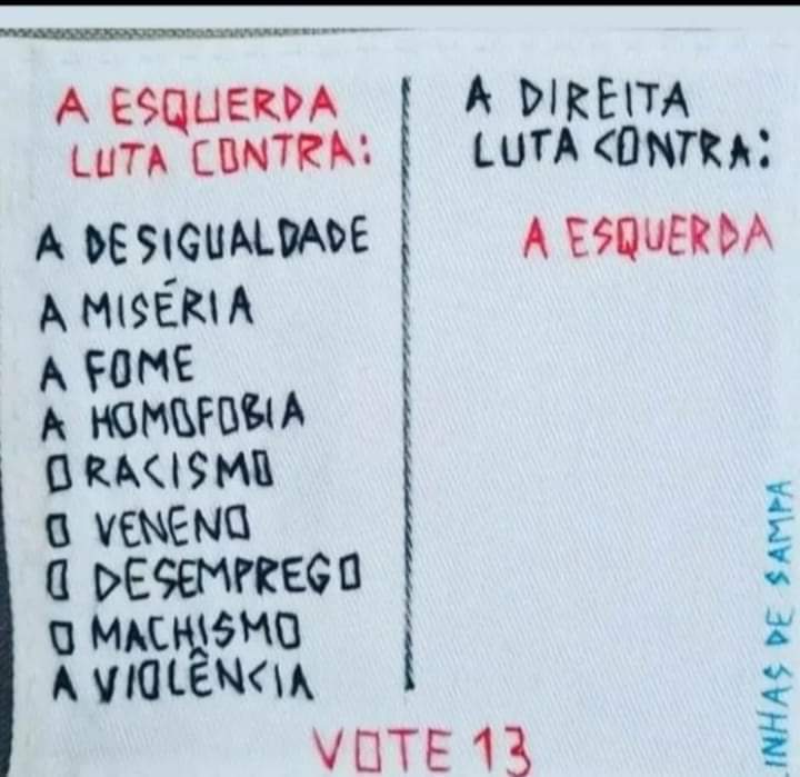 PtPocos's tweet photo. #Lulaja #Lula13BrasilSemOdio #LulaNoSegundoTurno https://t.co/por1yrTuoE