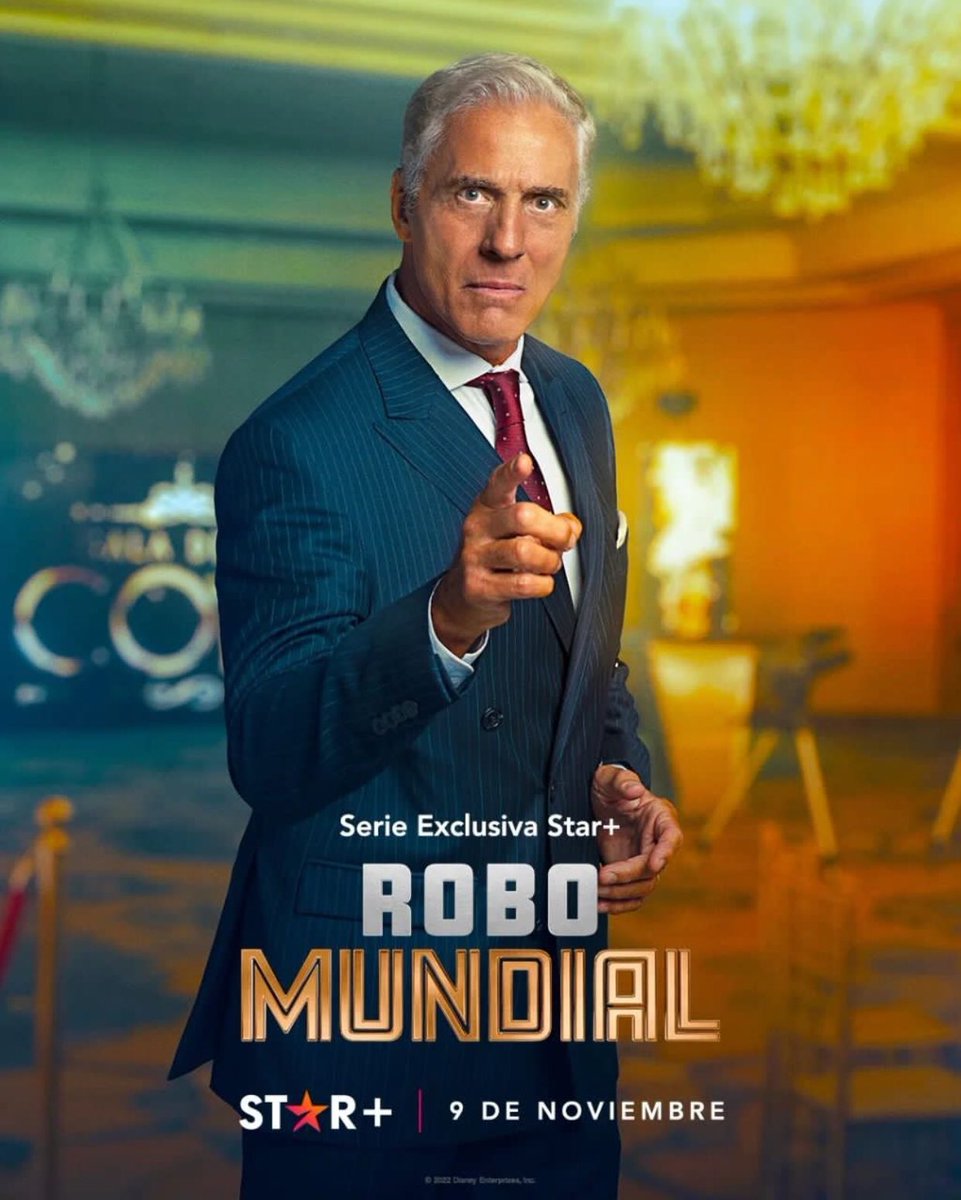 NovelasNew's tweet photo. “Ellos tienen un plan para robarse la copa si las cosas no salen como quieren”… #RoboMundial.

Con: #JavierGomez.

GRAN ESTRENO 
NOVIEMBRE 9
#STARPLUS 🏆 https://t.co/aYNlZES4Mx