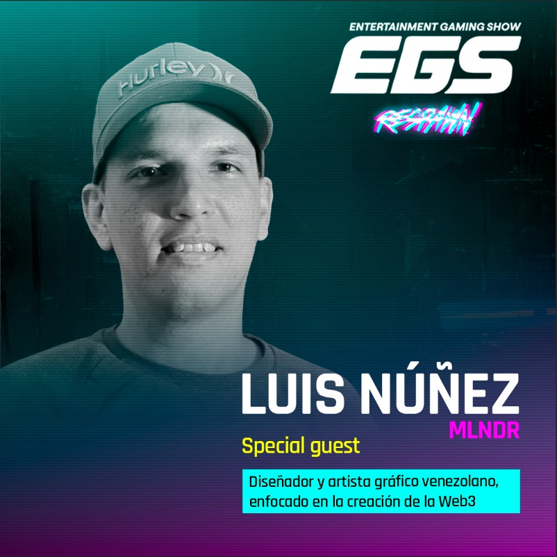EGS_Mexico's tweet photo. Conoce a Luis Nuñez, @mlndr_nft, diseñador y artista gráfico venezolano, enfocado en la creación de la Web3. Fundador de Los Malandros, un proyecto que ha reunido a más de 70 artistas de todo el mundo. 🖼️

✅ Conócelo en #EGSRespawn: https://t.co/VDklA8G13q https://t.co/Q2dcFkFYSq