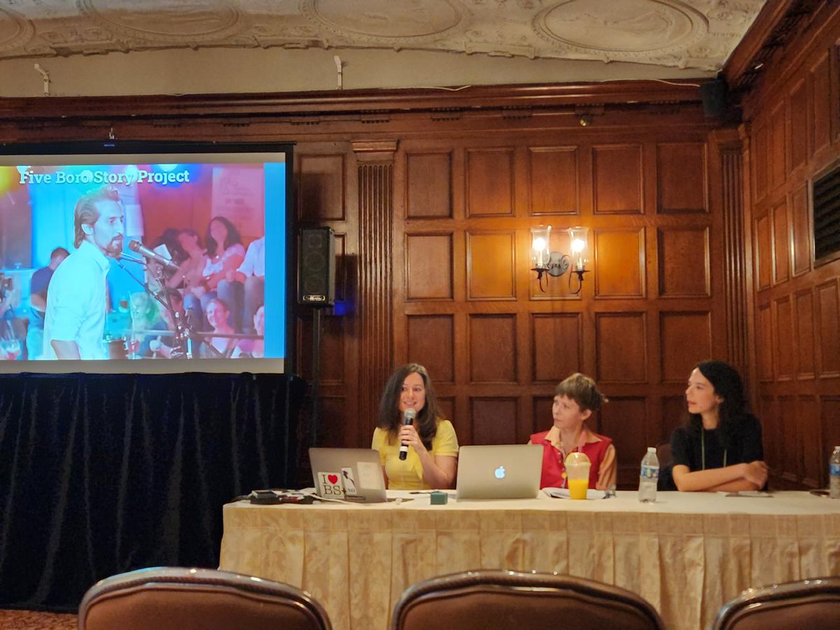 I gotta say, oral historians are a great bunch, and that's why it's been such a pleasure being part of the #oha2022 @OHAnetwork Annual Conference! Shout out to my co-presenters <a href="/meralagish/">Meral Agish</a> of <a href="/QueensMemory/">Queens Memory</a>, <a href="/stormgarner/">Storm Garner</a> of <a href="/QnsNightMarket/">Queens Night Market</a> &amp; @OZamoraFlores representing #Queens ❤