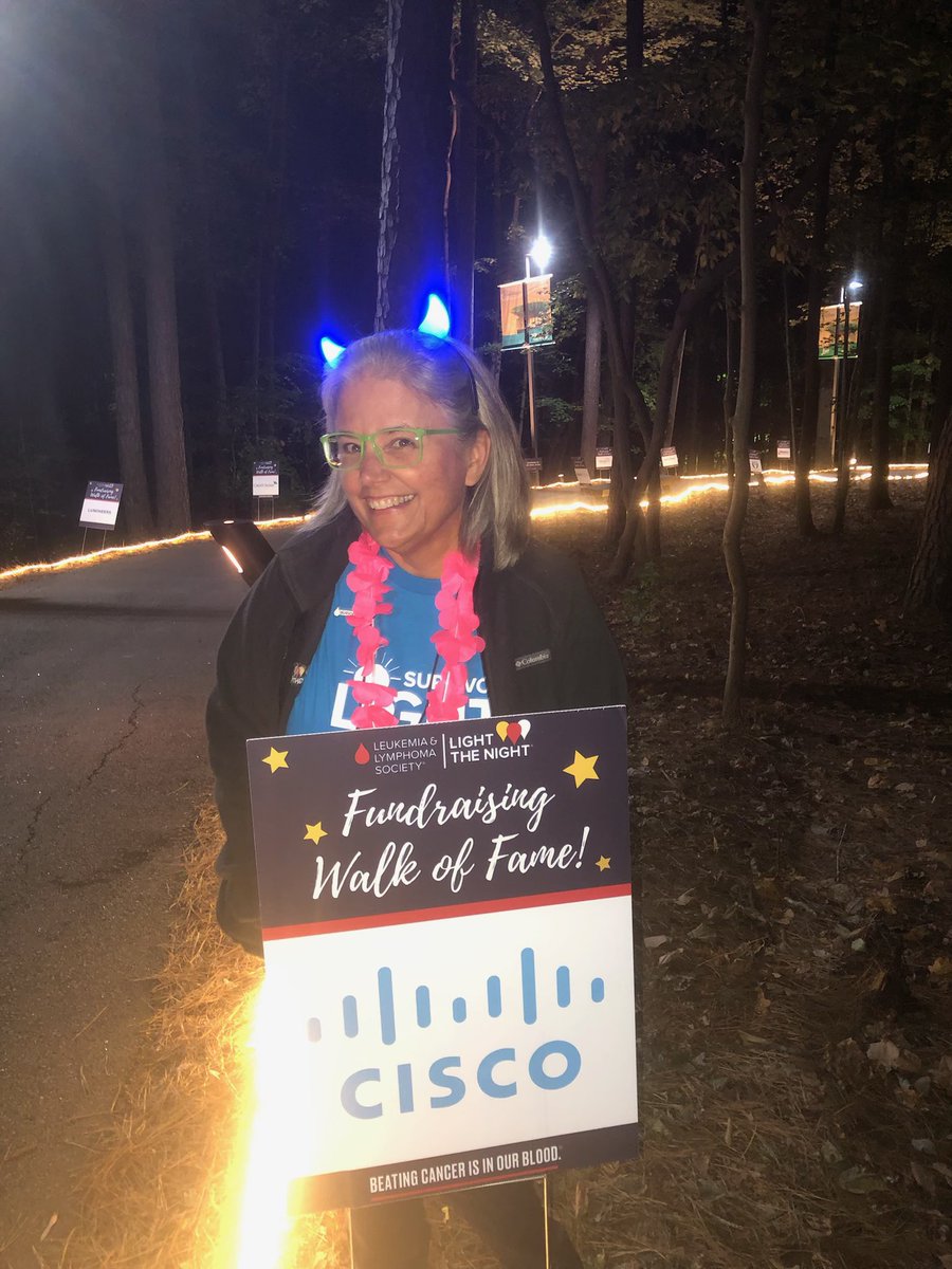 A great evening to celebrate survivorship and raise funds for Leukemia &amp; Lymphoma Society #TeamCisco #WeAreCisco