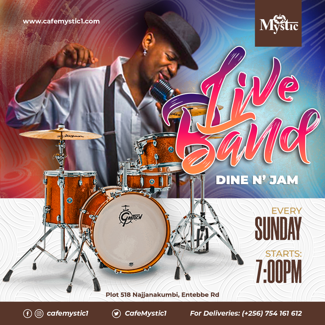 CafeMystic1's tweet photo. Serving you with palatable vibes every Sunday as you Dine n' jam at our haven. Join us with a friend tonight and let's rock your world!😎🥁🎷

 #DinewithTheRoyals #livebandshow https://t.co/5KzpHLZ4r1