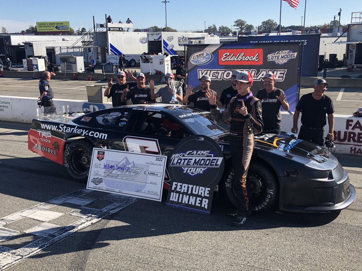 GarageAreaMedia's tweet photo. @WilliamSawalich claims CARS Tour Pro Late Model win from @SoBoSpeedway57.
More: https://t.co/1h8AT4iC7B
#CARSTour | #Commonwealth225 https://t.co/IQMjT9KiYF