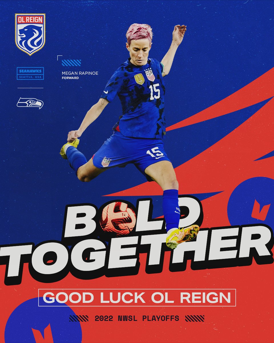 Let's pack the house. Good luck in playoffs, @OLReign! Purchase your tickets: bit.ly/OLR-SemiTix