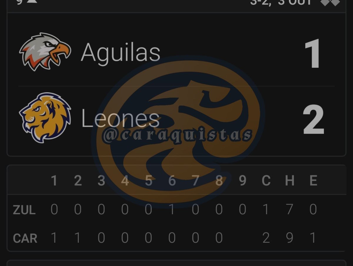 caraquistas's tweet image. Señores! Llamen a sus amigos y díganle que acaban de ganar Los Leones del Caracas. Zulia 1 - Caracas 2 #LVBP
