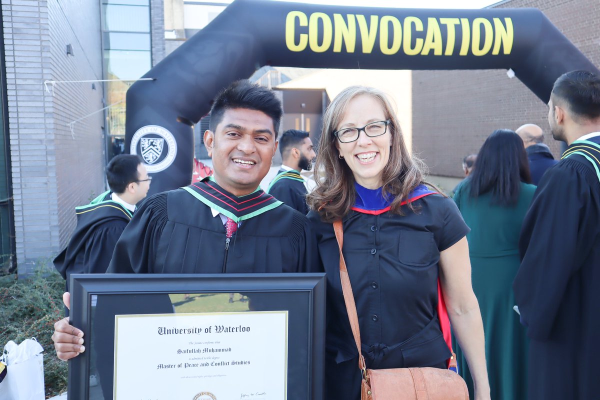 I have officially graduated today, a new journey begins. This achievement is dedicated to all those who have been part of my journey to this point in time. <a href="/BobRae48/">Bob Rae</a> <a href="/LillyNichollsL/">Lilly Nicholls</a> <a href="/JohannesKlaauw/">Johannes Van der Klaauw</a> <a href="/gary_srp/">Gary Anandasangaree</a> <a href="/GarnettGenuis/">Garnett Genuis</a> <a href="/OmarAlghabra/">Omar Alghabra</a> <a href="/berryonline/">Berry Vrbanovic</a> <a href="/morricemike/">Mike Morrice</a> <a href="/Redman4Region/">Karen Redman</a>