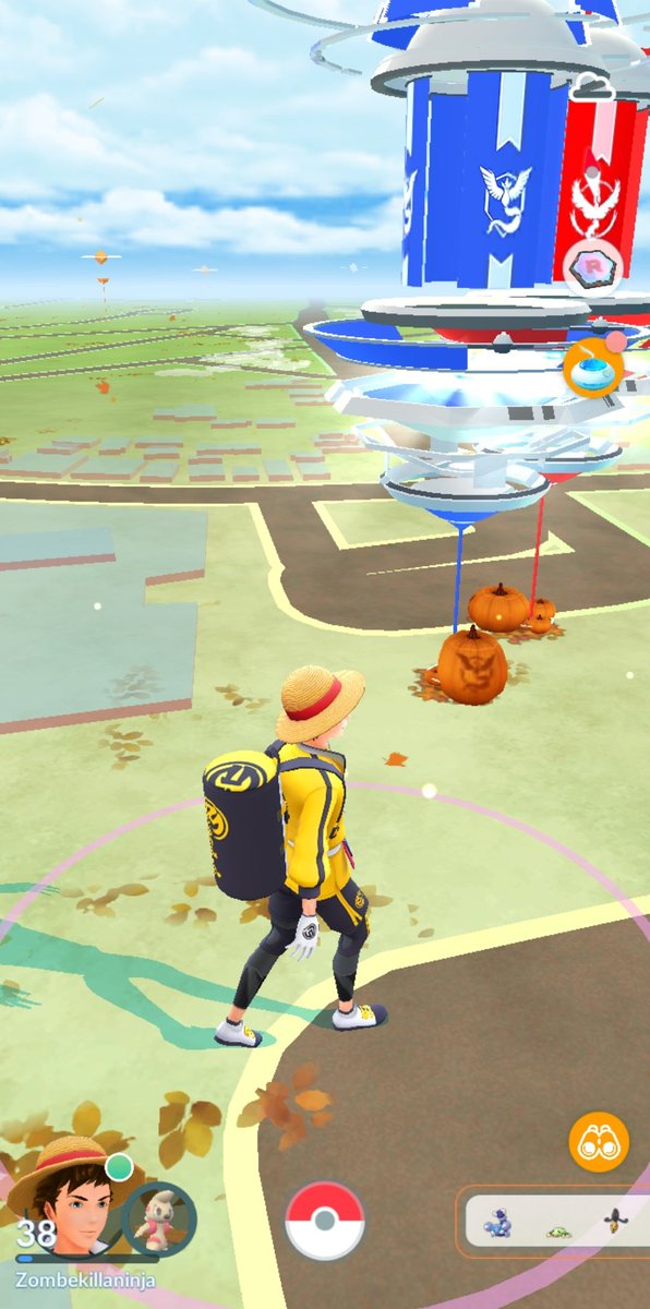 It's fall in #pokemongo !
秋だ！

#pokemon 
#pokemongoraid
#ポケモンGO
