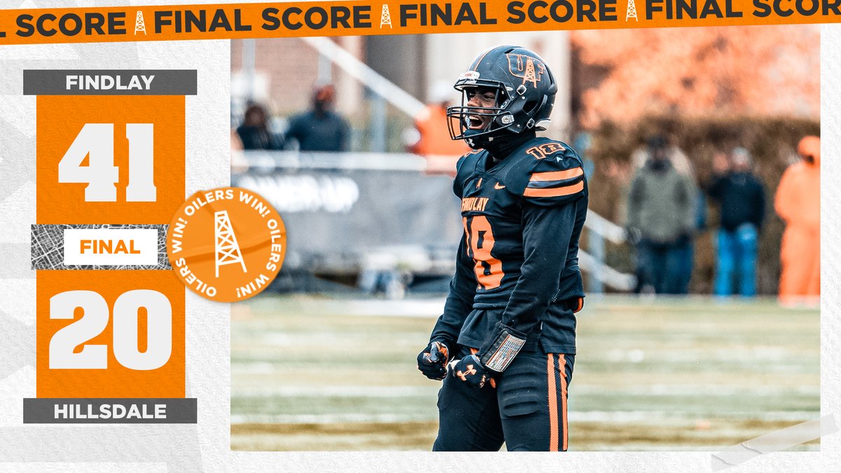 FindlayOilers's tweet photo. This one had everything!

✅Blocked punt for TD
✅50+ yard punt return
✅71 yard TD run
✅Forced fumble

Big plays lifted football to a big win on the road against Hillsdale.

🏈: https://t.co/HswhoKF1vs https://t.co/8aVMlgzNjf