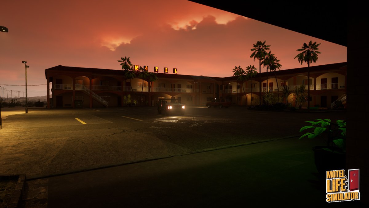 ShadowOwlStudio's tweet photo. Happy #screenshotsaturday everyone.
There will be a lot of ways to customize your motel and here is one of the new designs.
Wishlist Motel Life Simulator on steam
https://t.co/p8hcOPVkui
#motelsimulator #indiedeveloper #indiegames #simulatorgames #gamedevs #indiedevs https://t.co/vGJVl8NaW5