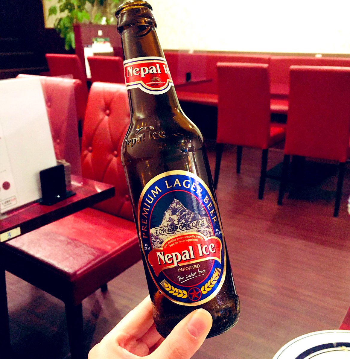 n_u_i_c_o's tweet photo. 夕べはネパールカレーを 話に夢中で空瓶の写真しか残ってなかった
#NepalIce #food_lg #pkg_lg https://t.co/6Y2D8eG2wS